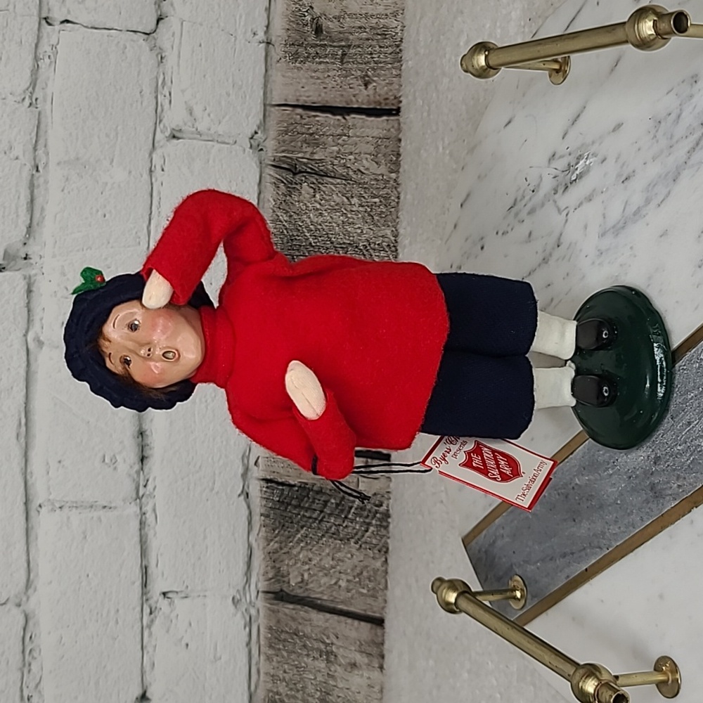 Byers' Choice Carolers Collectible Handcrafted 1997 Salvation Army Boy Vintage